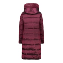 CMP Winter Coat Fix Hood (Shiny effect, warm) ruby red Women